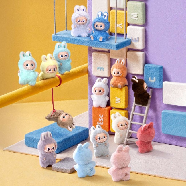 POP MART - THE MONSTERS - PIN FOR LOVE SERIES- VINYL PLUSH PENDANT BLIND BOX (A-M) - 10.5 CM