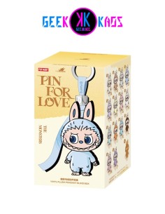 POP MART - THE MONSTERS - PIN FOR LOVE SERIES- VINYL PLUSH PENDANT BLIND BOX (A-M) - 10.5 CM