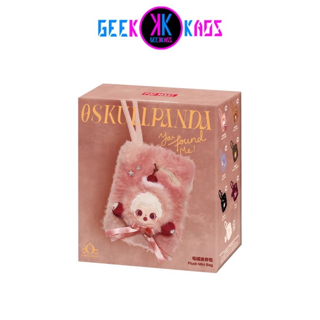 POP MART - SKULLPANDA - YOU FOUND ME! SERIES - PLUSH MINI BAG BLIND BOX - 13 CM