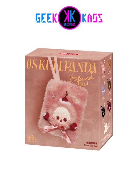 POP MART - SKULLPANDA - YOU FOUND ME! SERIES - PLUSH MINI BAG BLIND BOX - 13 CM