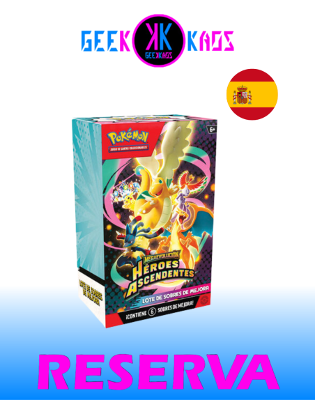 POKEMON TCG - BOOSTER BUNDLE HEROES ASCENDENTES - ESPAÑOL