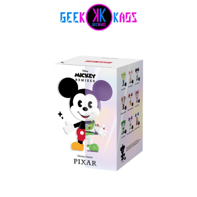 POP MART - DISNEY - MICKEY REMIXED: MICKEY MEETS PIXAR SERIES FIGURES - BLIND BOX - 9 CM
