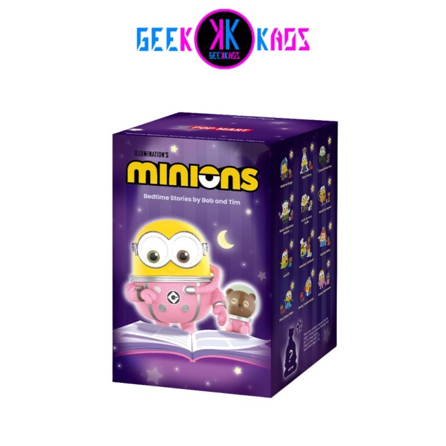 POP MART - MINIONS - BEDTIME STORIES BY BOB & TIM SERIES FIGURES - 9 CM