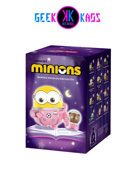 POP MART - MINIONS - BEDTIME STORIES BY BOB & TIM SERIES FIGURES - 9 CM