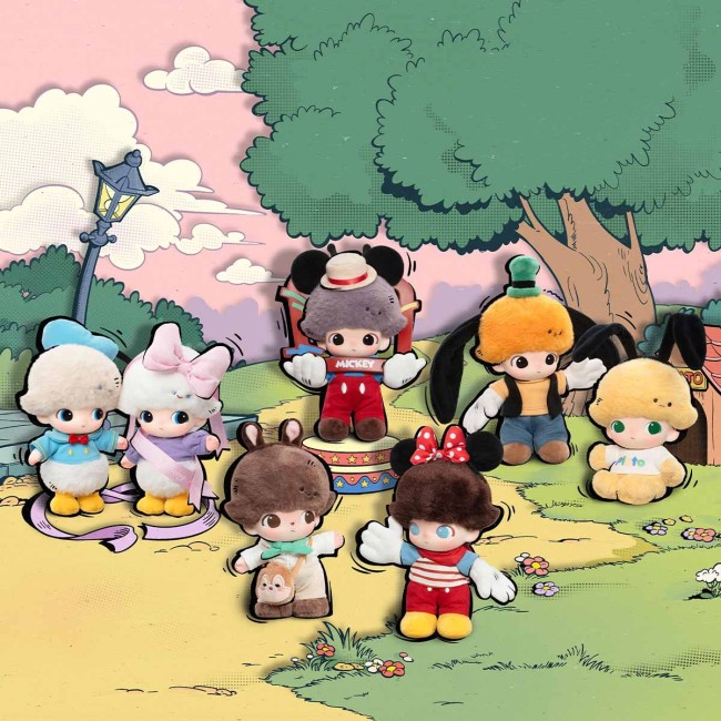 POP MART - DIMOO WORLD - DISNEY SERIES - VINYL PLUSH KEYCHAIN BLIND BOX - 11 CM