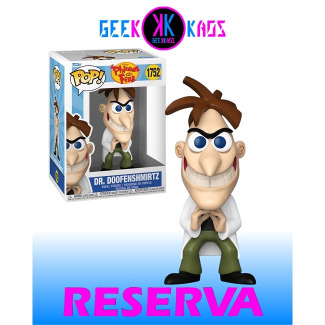 FUNKO POP! - PHINEAS AND FERB - DR. DOOFENSHMIRTZ 1752