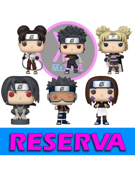 6-PACK - ITACHI UCHIHA 1656, OBITO UCHIHA 1657, RIN NOHARA 1658, SHISUI UCHIHA 1659, TEMARI 1660, TENTEN 1661