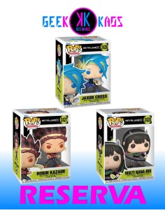 3-PACK - FUNKO POP! - BAYBLADE X - JAXON CROSS 2426, ROBIN KAZAMI 2427, MULTI NANA-IRO 2428