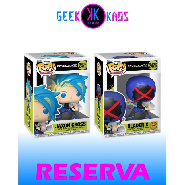 FUNKO POP! - BAYBLADE X - JAXON CROSS 2426 (BUNDLE)