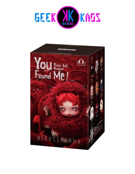 POP MART - SKULLPANDA - YOU FOUND ME! SERIES - PLUSH DOLL PENDANT BLIND BOX - 13,5 CM