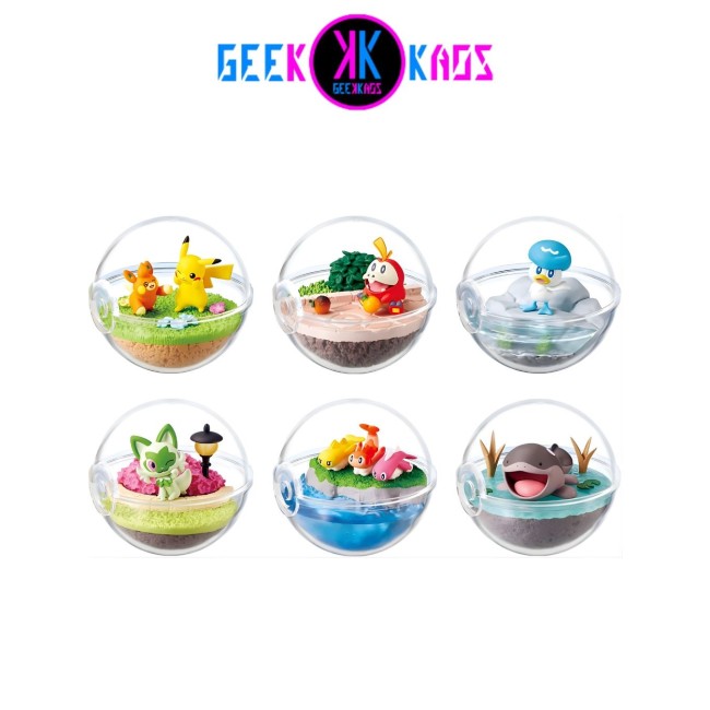 FIGURA RE-MENT - POKEMON - TERRARIUM COLLECTION EX, TO THE WORLD OF PALDEA (MYSTERY)