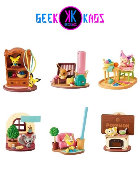 FIGURA RE-MENT - POKEMON - DESQ RELAXING HOME! (MYSTERY)