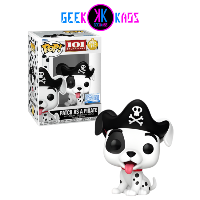 FUNKO POP! - 101 DALMATIANS - PATCH AS PIRATE 1745 (SE)