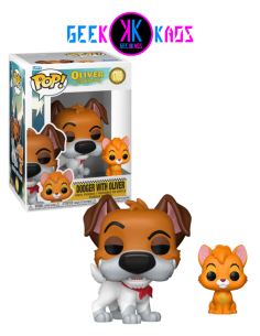 FUNKO POP! - OLIVER & COMPANY - DODGER WITH OLIVER 1705