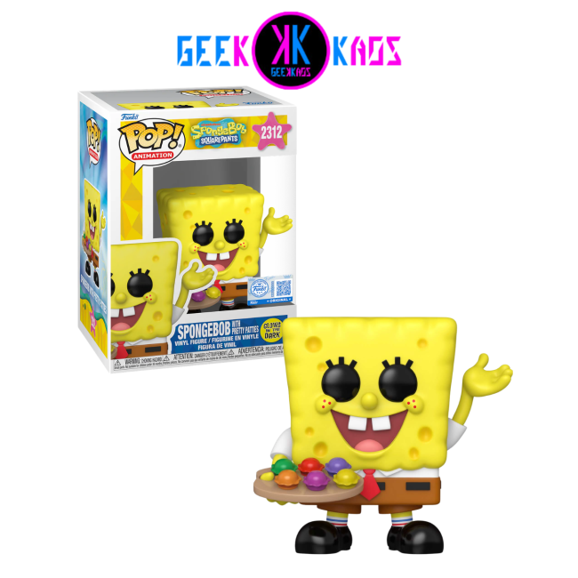 FUNKO POP! - SPONGEBOB SQUAREPANTS - SPONGEBOB WITH PRETTY PATTIES 2312 (SE) (GITD)