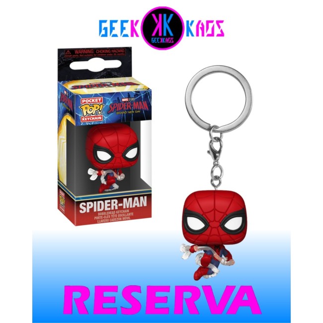 FUNKO POP! KEYCHAIN - SPIDER-MAN: BRAND NEW DAY - SPIDER-MAN