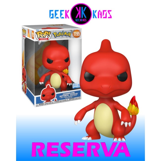 FUNKO POP! - POKEMON - CHARMELEON 1195 (SE) (JUMBO SIZED)