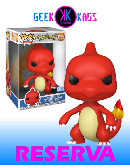 FUNKO POP! - POKEMON - CHARMELEON 1195 (SE) (JUMBO SIZED)
