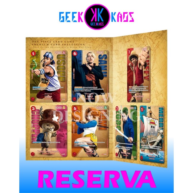 ONE PIECE TCG - PREMIUM CARD COLLECTION, LIVE ACTION EDITION VOL. 2 - STRAW HAT CREW