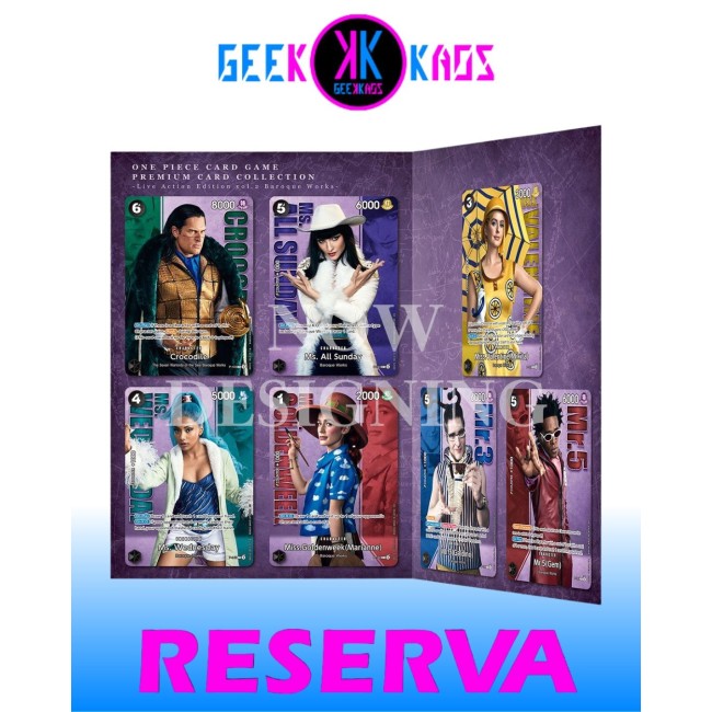 ONE PIECE TCG - PREMIUM CARD COLLECTION, LIVE ACTION EDITION VOL. 2 - BAROQUE WORKS