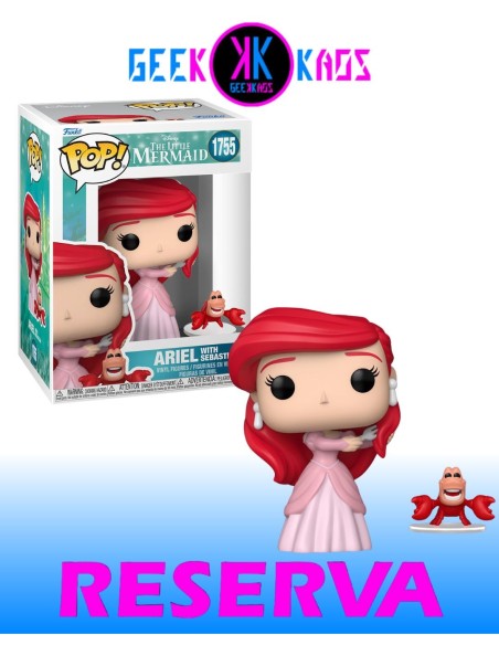 FUNKO POP! - THE LITTLE MERMAID - ARIEL WITH SEBASTIAN 1755