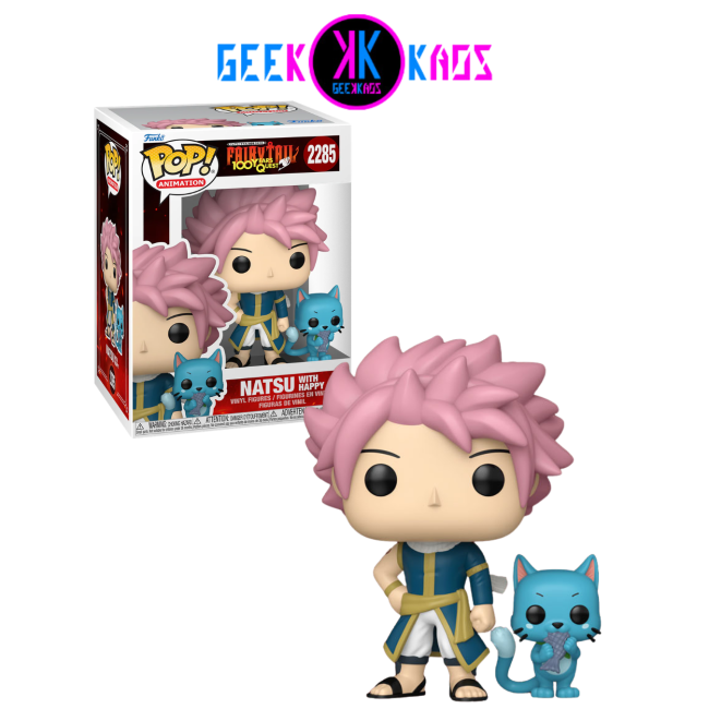 FUNKO POP! - FAIRY TAIL: 100 YEARS QUEST - NATSU WITH HAPPY 2285