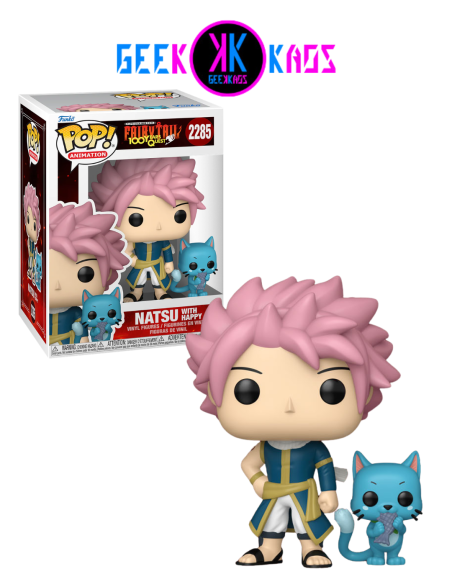 FUNKO POP! - FAIRY TAIL: 100 YEARS QUEST - NATSU WITH HAPPY 2285