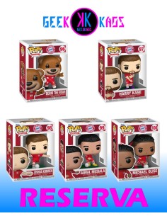 5-PACK - FUNKO POP! FC BAYERN MUNCHEN - BERNI THE BEAR 96, HARRY KANE 97, JOSHUA KIMMICH 98, JAMAL MUSIALA 99, MICHAEL OLISE 100