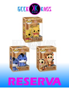 3-PACK - FUNKO POP! - WINNIE THE POOH - WINNIE THE POOH 1761, TIGGER 1762, EEYORE 1763