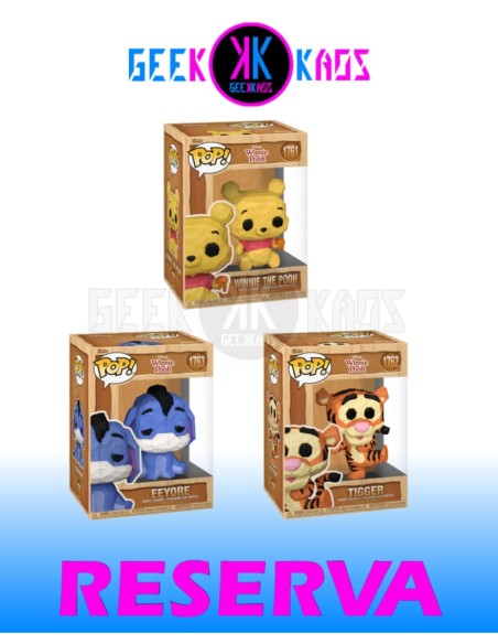 3-PACK - FUNKO POP! - WINNIE THE POOH - WINNIE THE POOH 1761, TIGGER 1762, EEYORE 1763