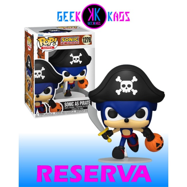 FUNKO POP! - SONIC THE HEDGEHOG - SONIC AS PIRATE 1278
