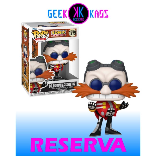 FUNKO POP! - SONIC THE HEDGEHOG - DR. EGGMAN AS SKELETON 1279