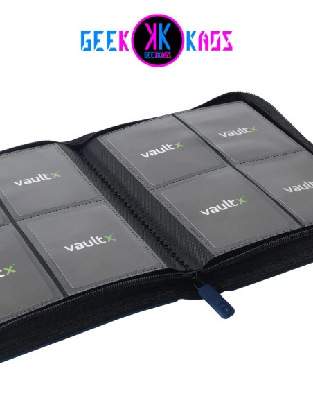 ALBUM TCG - ROYAL BLUE - 4 POCKET - 160 CARTAS - VAULT X