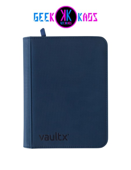 ALBUM TCG - ROYAL BLUE - 4 POCKET - 160 CARTAS - VAULT X