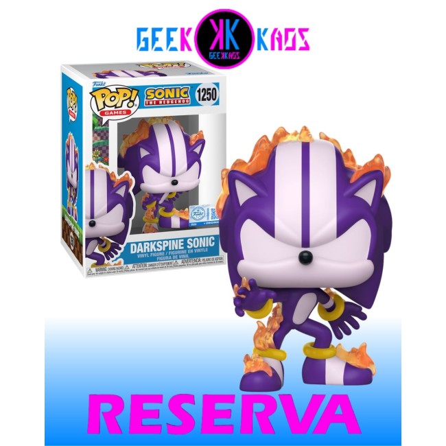 FUNKO POP! - SONIC THE HEDGEHOG - DARKSPINE SONIC 1250 (SE)