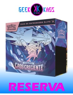POKEMON TCG -  ETB MEGA EVOLUCIONES CAOS CRECIENTE ( ESPAÑOL )