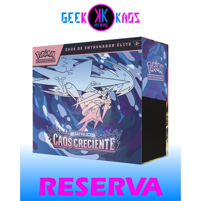 POKEMON TCG -  ETB MEGA EVOLUCIONES CAOS CRECIENTE ( ESPAÑOL )