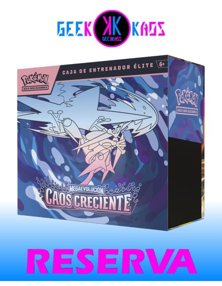 POKEMON TCG -  ETB MEGA EVOLUCIONES CAOS CRECIENTE ( ESPAÑOL )