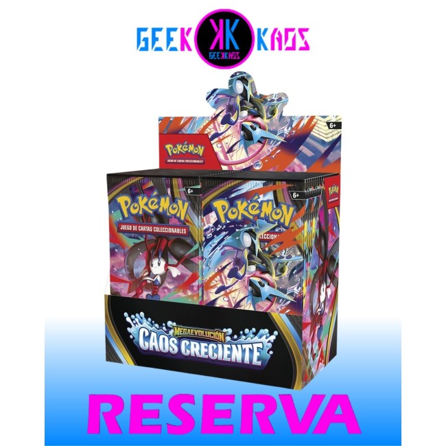 POKEMON TCG - BOOSTER BOX - CAOS CRECIENTE (36 SOBRES) - ESPAÑOL