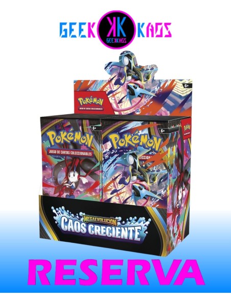 POKEMON TCG - BOOSTER BOX - CAOS CRECIENTE (36 SOBRES) - ESPAÑOL