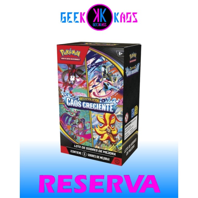 POKEMON TCG - BOOSTER BUNDLE CAOS CRECIENTE - ESPAÑOL