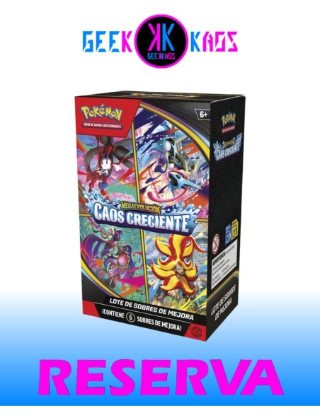 POKEMON TCG - BOOSTER BUNDLE CAOS CRECIENTE - ESPAÑOL