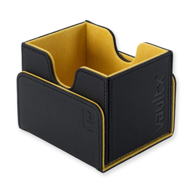 DECK BOX TCG - BLACK / ELECTRIC YELLOW - 100+ CARTAS - VAULT X
