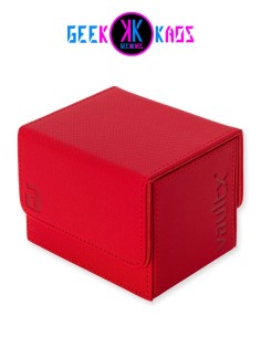 DECK BOX TCG - FIRE RED - 100+ CARTAS - VAULT X