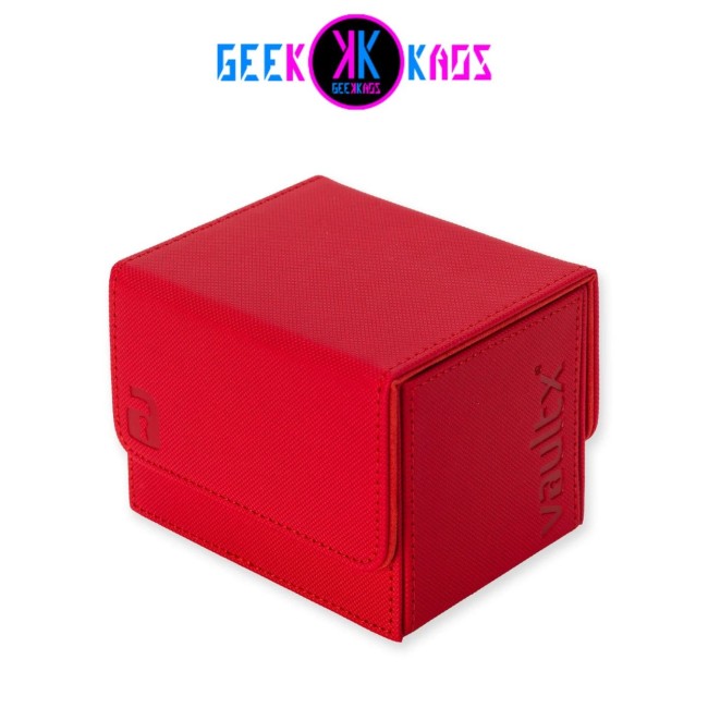 DECK BOX TCG - FIRE RED - 100+ CARTAS - VAULT X
