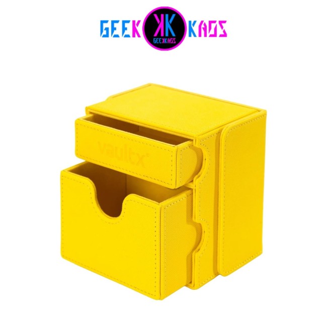 DECK BOX TCG - GAME BOX - SUNRISE YELLOW - 100+ CARTAS - VAULT X