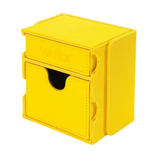 DECK BOX TCG - GAME BOX - SUNRISE YELLOW - 100+ CARTAS - VAULT X