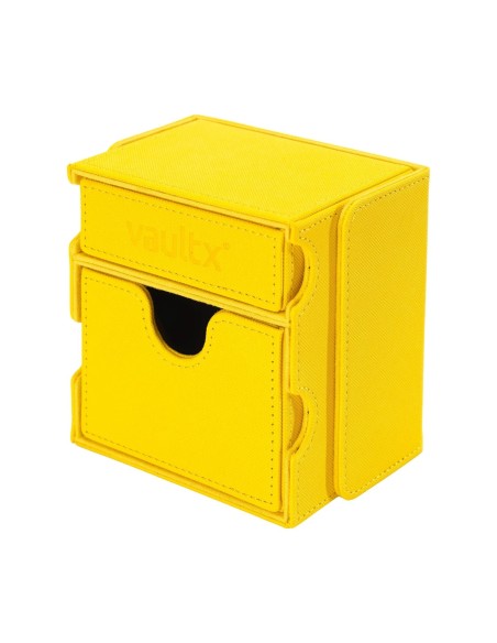 DECK BOX TCG - GAME BOX - SUNRISE YELLOW - 100+ CARTAS - VAULT X