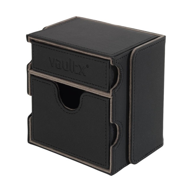 DECK BOX TCG - GAME BOX - SIGNATURE BLACK - 100+ CARTAS - VAULT X