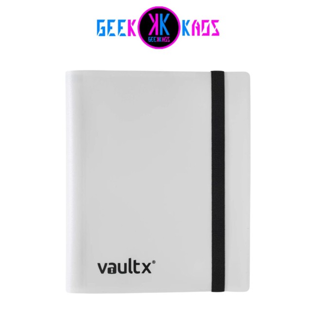 ALBUM TCG - WHITE - 4 POCKET - 160 CARTAS - VAULT X